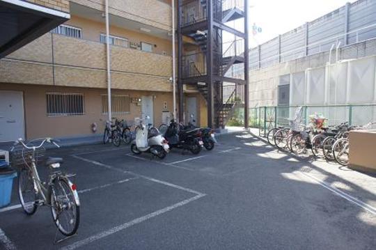Other local. Bicycle-parking space