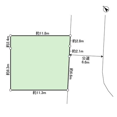 Compartment figure. The front road, It is almost flat