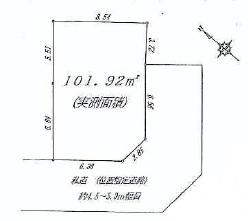 Compartment figure. 39,800,000 yen, 4LDK, Land area 101.92 sq m , Building area 93.57 sq m
