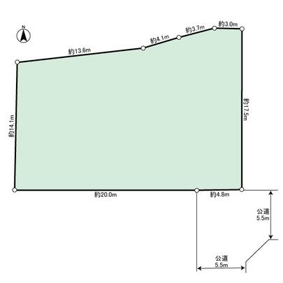 Compartment figure. Current state is the vacant lot