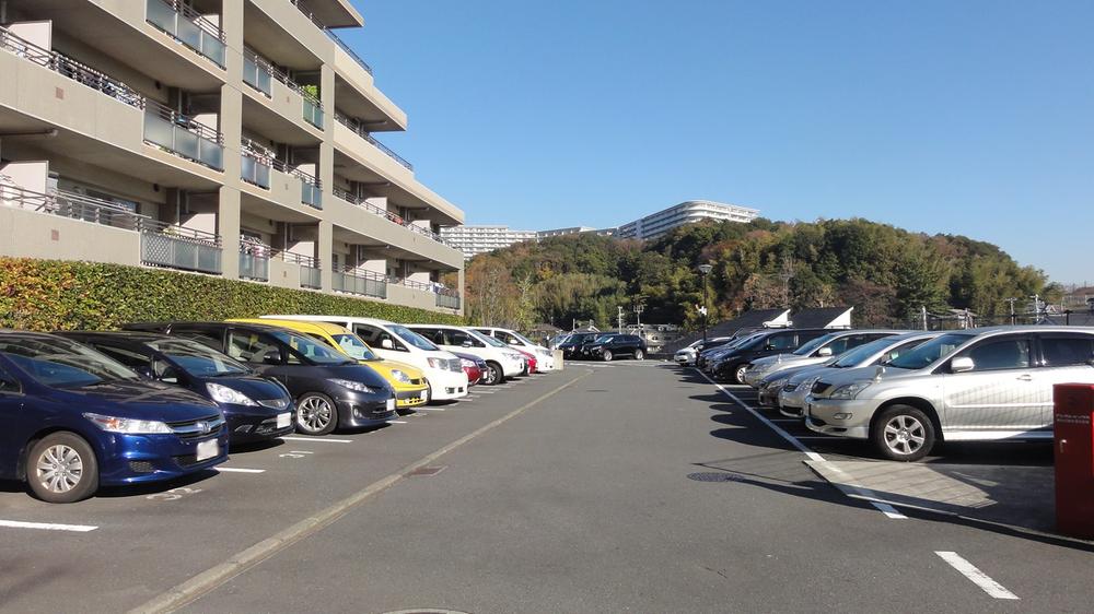 Parking lot. Common areas