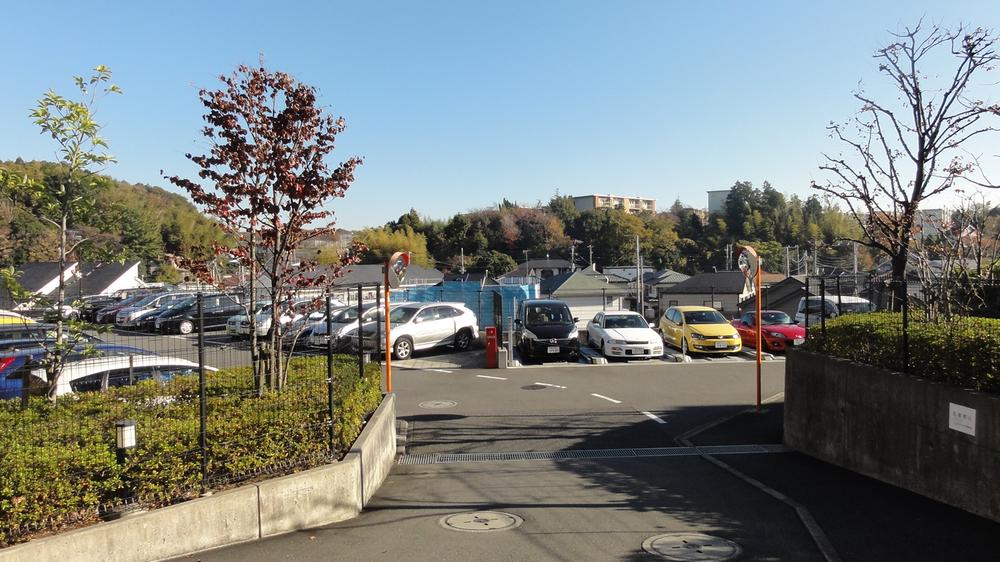 Parking lot. Common areas
