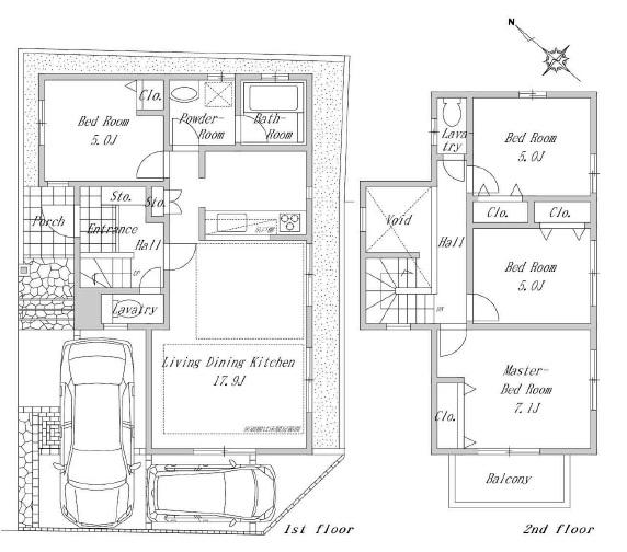 Floor plan. 39,800,000 yen, 4LDK, Land area 101.93 sq m , Building area 93.57 sq m floor plan