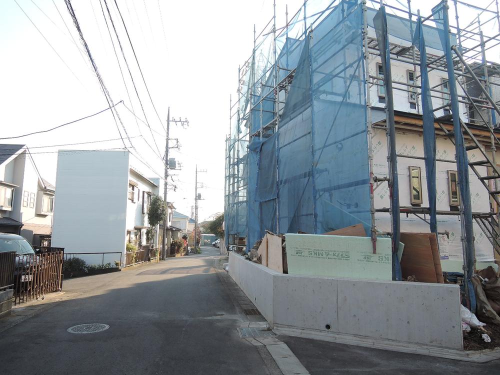 Local photos, including front road. C Building