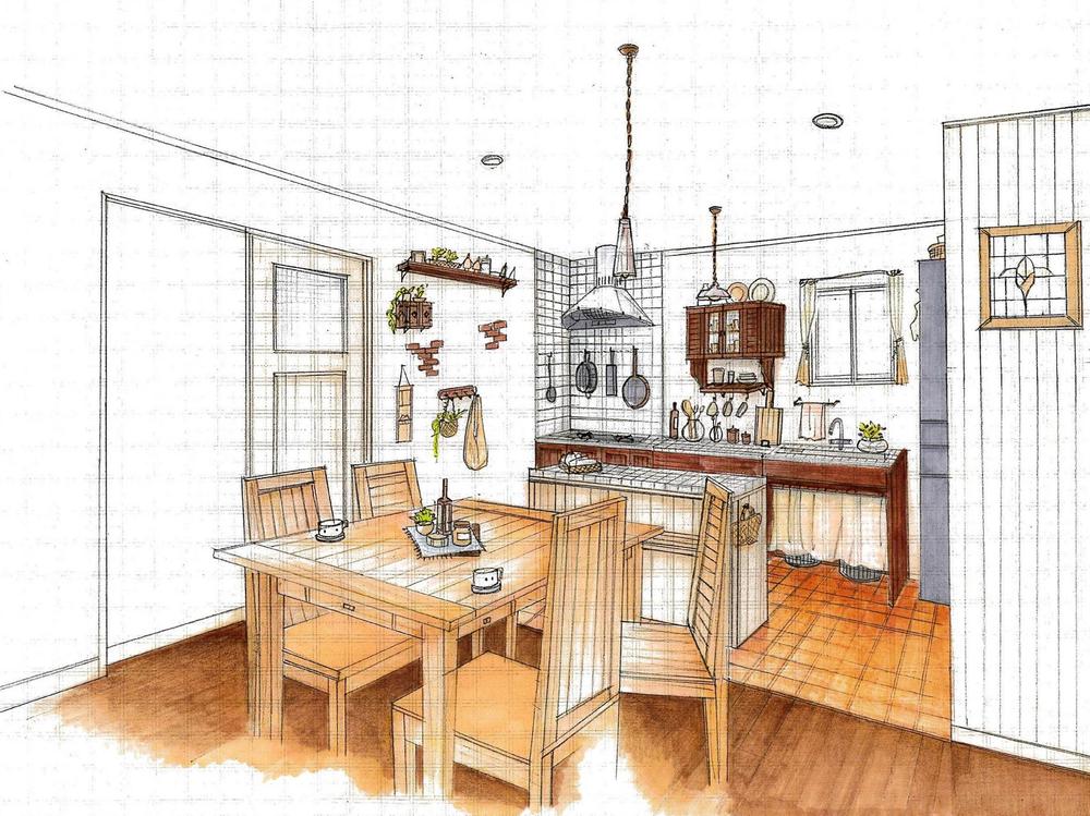 Rendering (introspection). New series "Le Bricolage (Le ・ DK image view of bricolage) "