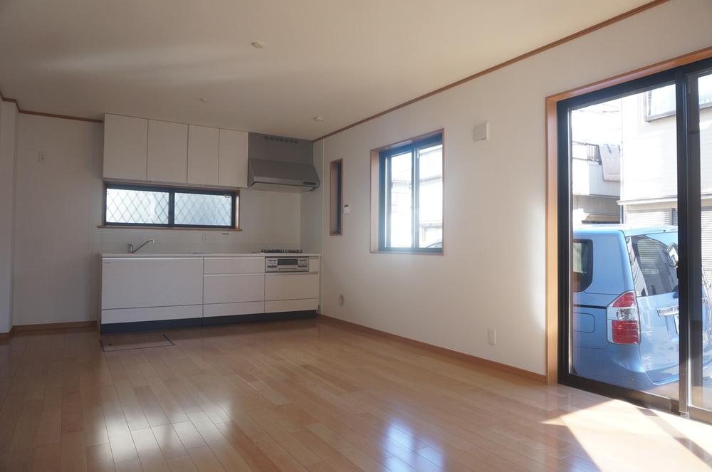 Living. A Building living Bright two-plane daylight