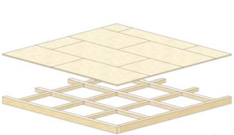 Construction ・ Construction method ・ specification. In this listing is, First floor and the thickness on the second floor of the floor was to select "Tsuyoshiyuka method" to lay the 24mm of plywood.