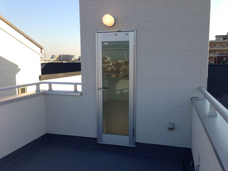 Balcony. Roof balcony (roof) with You can use the garden Jose you a large amount of your laundry