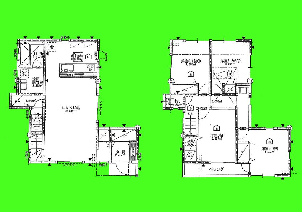 Floor plan. (14 Phase 1), Price 37,158,000 yen, 4LDK, Land area 126.77 sq m , Building area 98.53 sq m