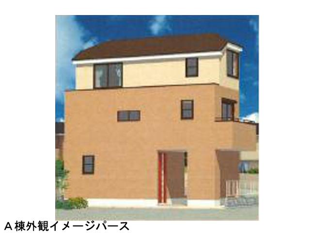 Rendering (appearance). (A Building) Rendering 3LDK Is a floor plan with an emphasis on ease of use The garage is also storage