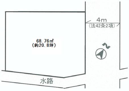 Compartment figure. 29,800,000 yen, 3LDK + S (storeroom), Land area 68.76 sq m , Building area 68.75 sq m
