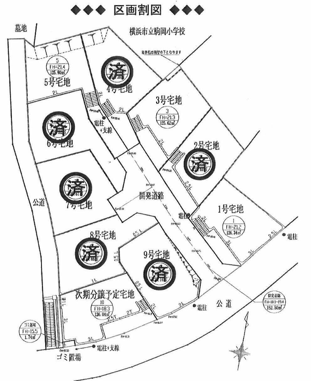 Compartment figure. Land price 28.8 million yen, Land area 126 sq m