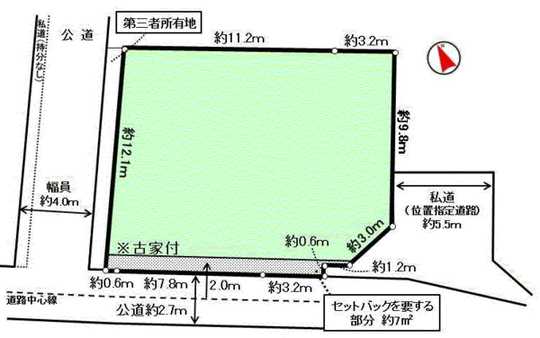Compartment figure. Because of the land area 50 square meters more than, The degree of freedom of the floor plan is also high land.