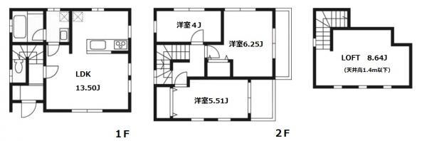 Floor plan. 29,800,000 yen, 3LDK+S, Land area 68.76 sq m , Building area 68.75 sq m