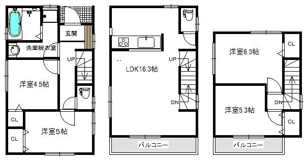 Floor plan. Compartment figure