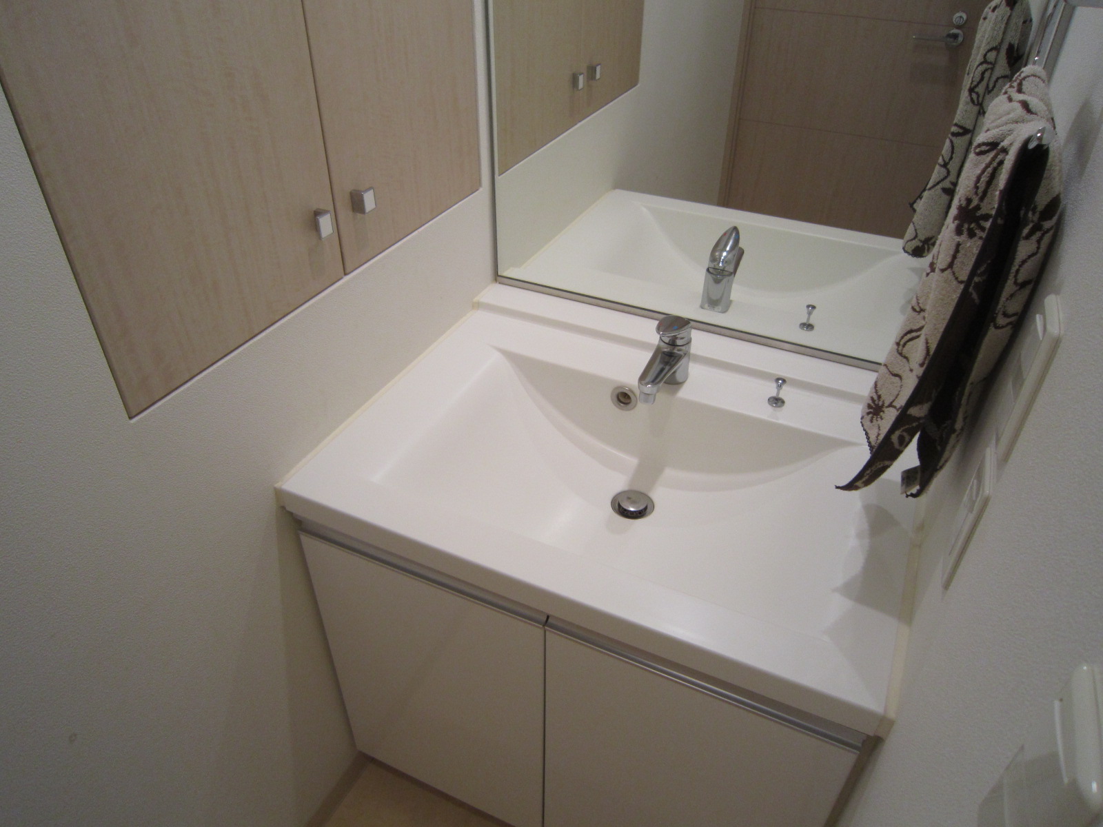 Washroom. Independent wash basin