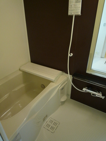 Bath. Relaxing bath time in the calm bath