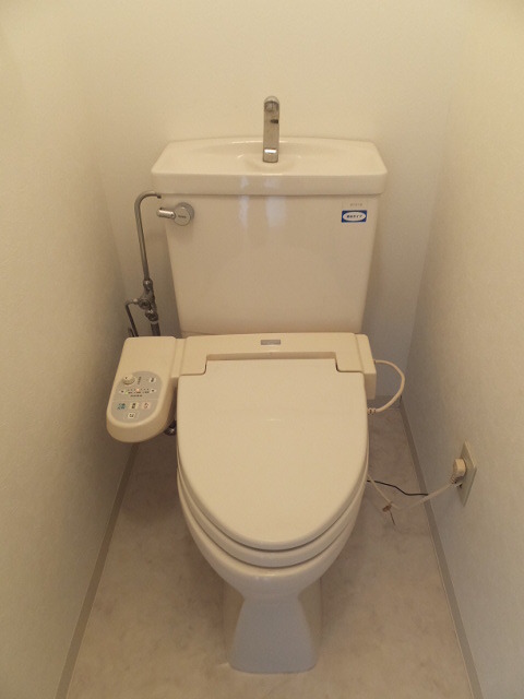 Toilet. With warm water washing toilet seat