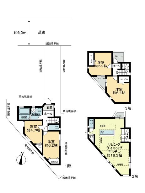 Floor plan. 37,950,000 yen, 4LDK, Land area 83.89 sq m , Building area 99.29 sq m
