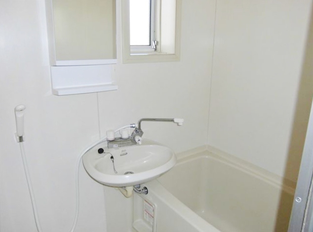 Bath. Basin with bus