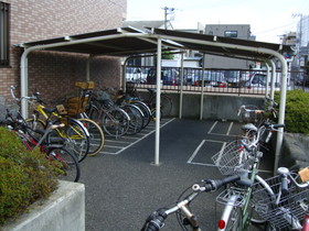 Other common areas. There is also a share of the bicycle parking.