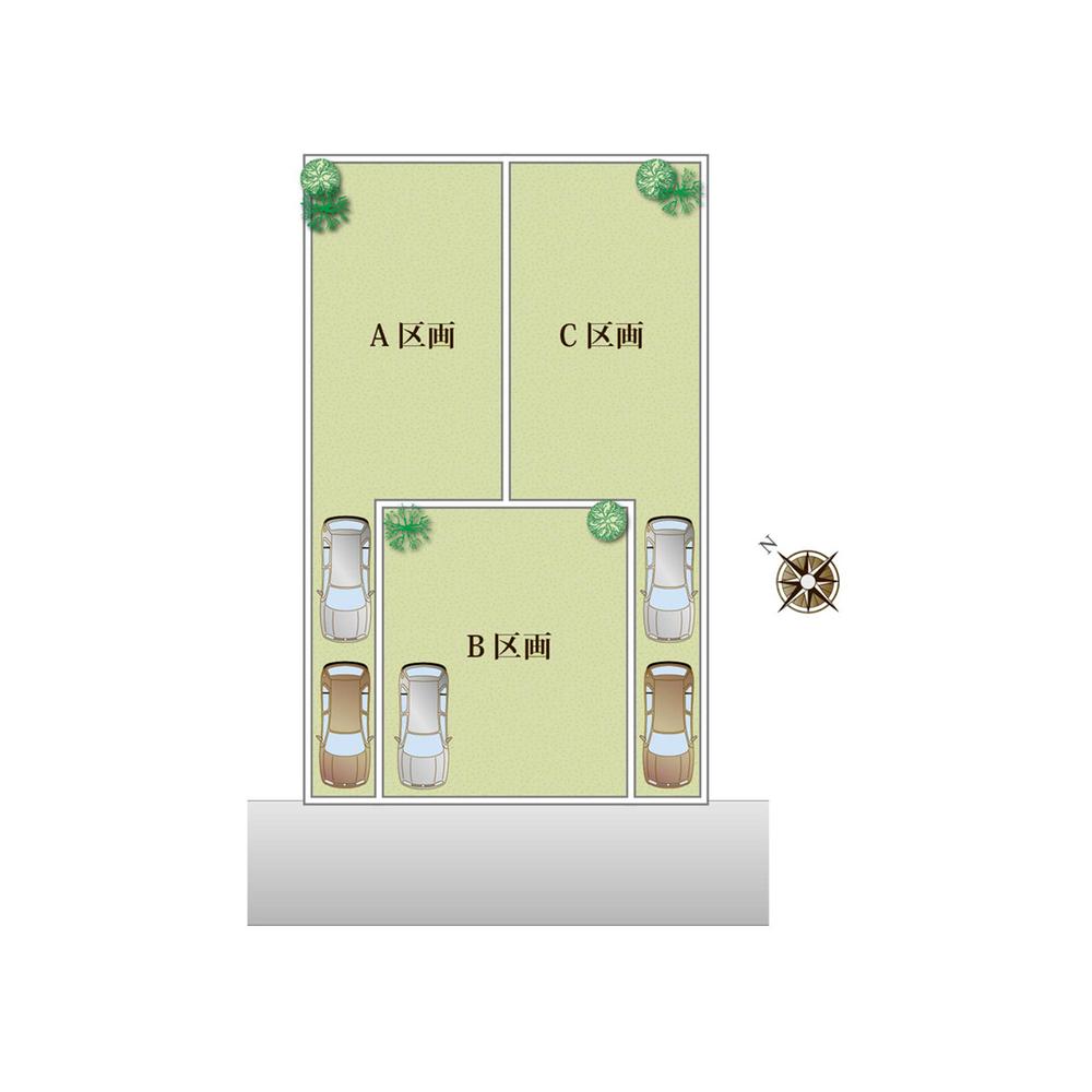 The entire compartment Figure. Covers an area of up to 108.51 sq m (32.82 square meters) A.B compartment is also available two car space (^^) /