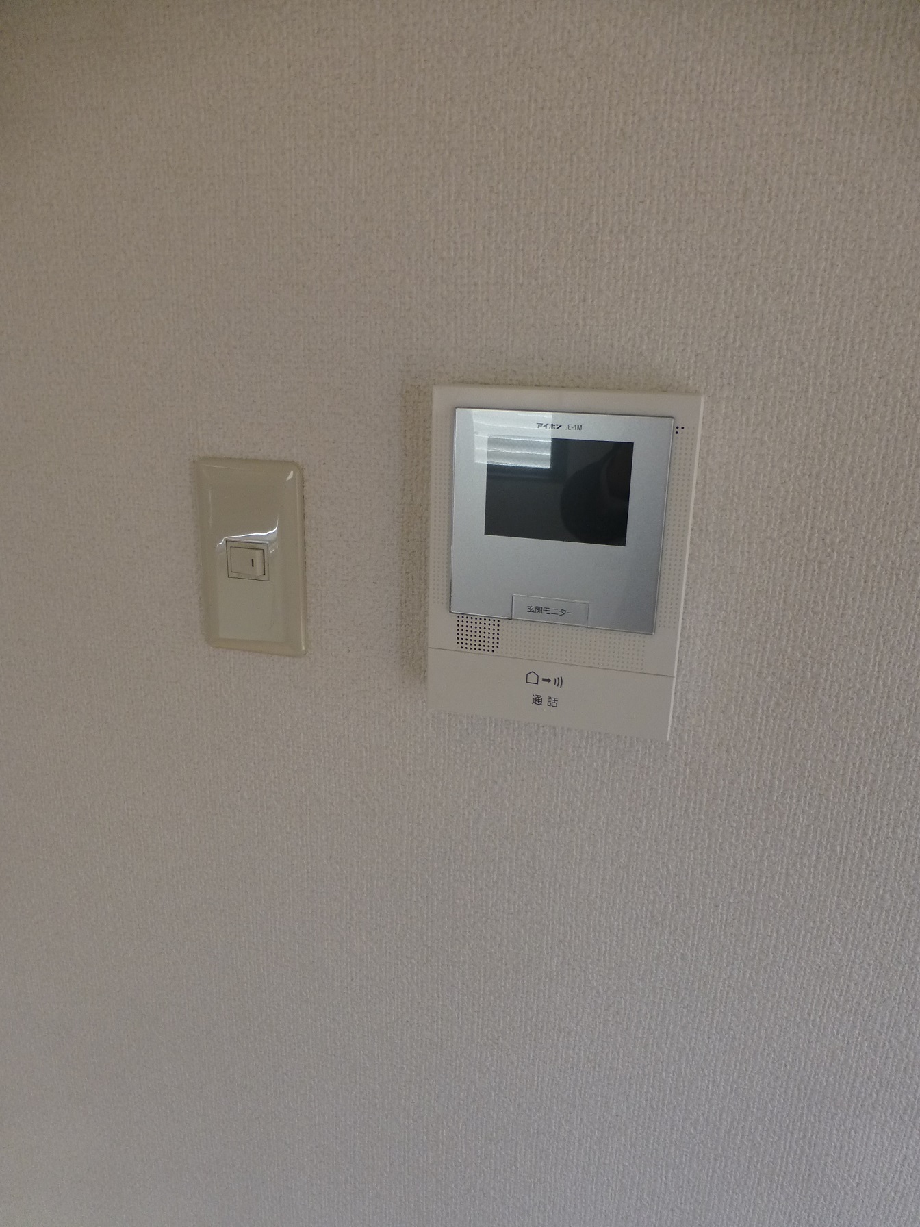 Security. TV monitor intercom