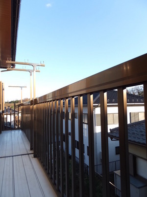 Balcony. Sunny balcony