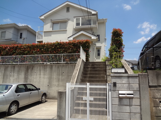 Parking lot. The far right is the parking space.