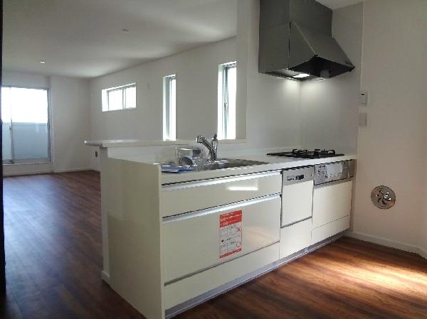 Kitchen. It is with a dishwasher.