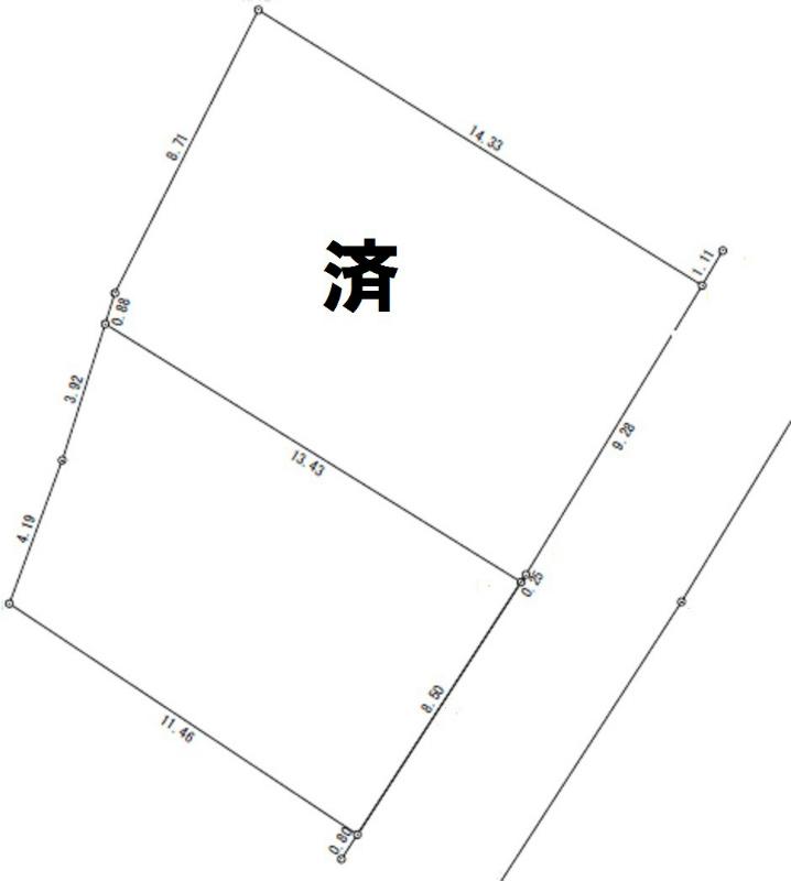 Compartment figure. Land price 18,800,000 yen, Land area 99.95 sq m frontage 8.5m