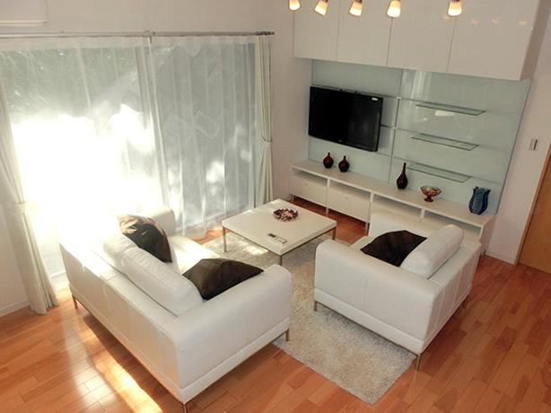 Living. Furnished model house