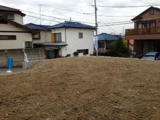 Local land photo. Construction completion of construction