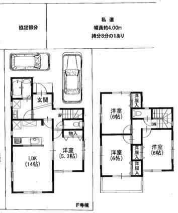 Other building plan example. 33.27 square meters of reference plan