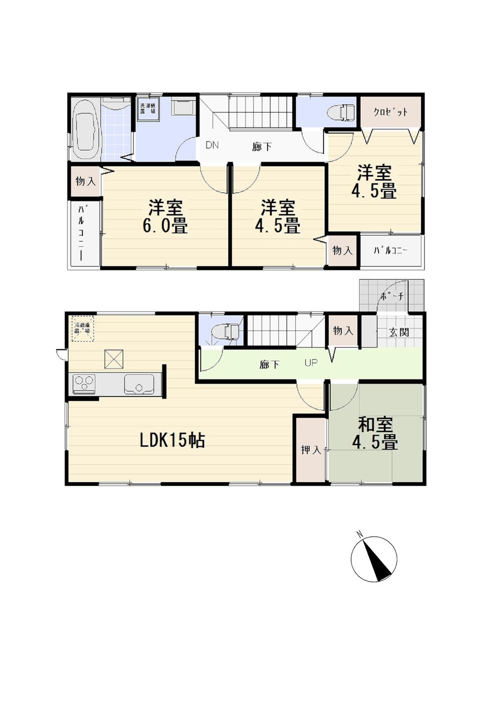 Floor plan. Building 2 ・ Building 3