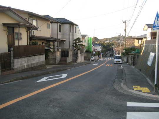 Local appearance photo. Frontal road