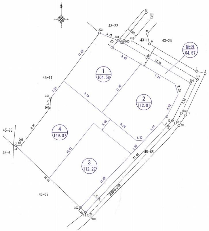 Compartment figure. Land price 8.5 million yen, Land area 112.27 sq m compartment NO.3 About 33.96 square meters