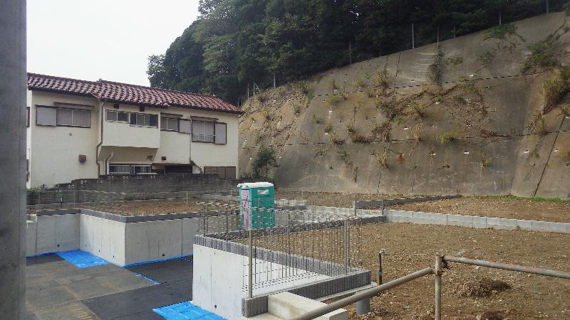 Local appearance photo. All four buildings of new construction condominiums