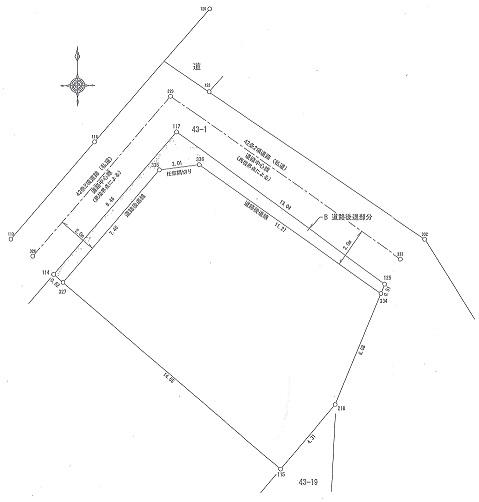 Compartment figure. Land price 10 million yen, Land area 145.98 sq m site about 39.85 square meters Northwest corner lot