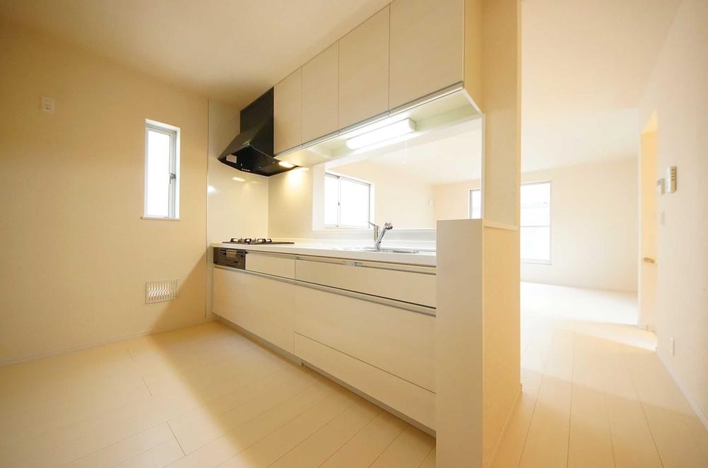 Kitchen. Indoor (11 May 2013) Shooting, This is a system kitchen of artificial marble counter.