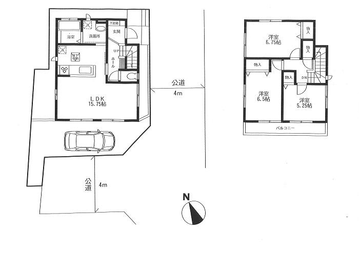 Compartment figure. 25,800,000 yen, 3LDK, Land area 84.31 sq m , Building area 82.8 sq m