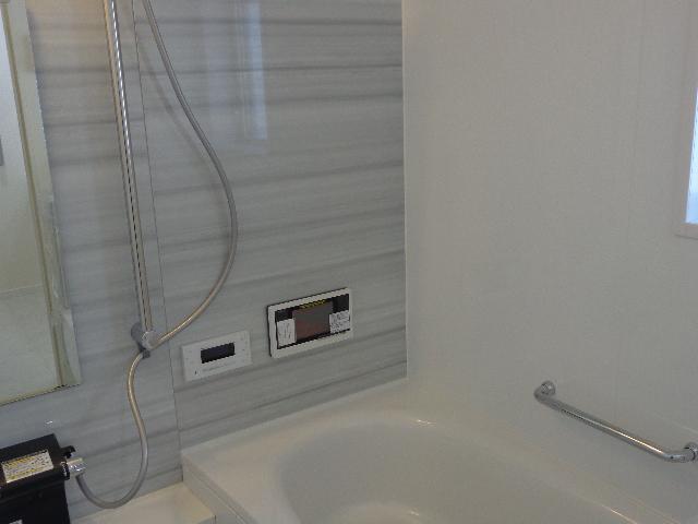 Bathroom. The (1 Building) bathroom is equipped with a TV. 2013 December 12, shooting