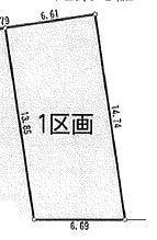 Compartment figure. Land price 25,800,000 yen, Land area 94.46 is the sales area of sq m site 28.57 tsubo.