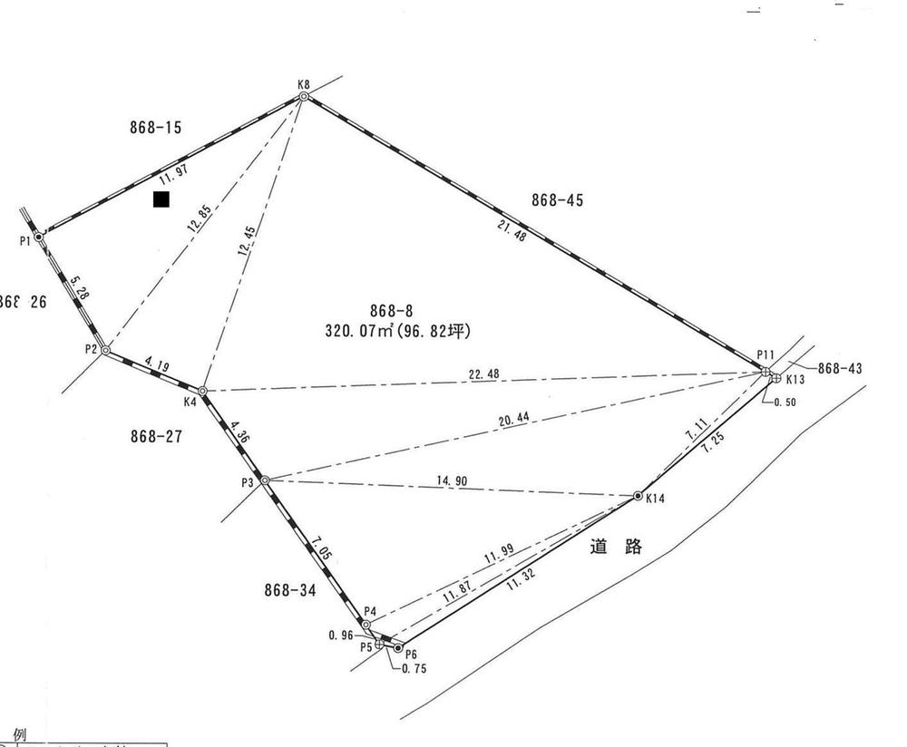 Compartment figure. Land price 43,830,000 yen, Land area 144.9 sq m