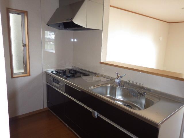 Kitchen. Easy-to-use face-to-face kitchen.