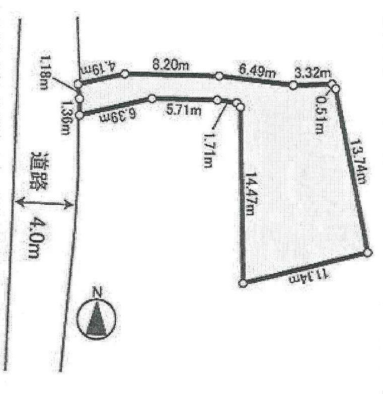Compartment figure. Land price 27,800,000 yen, Land area 177.32 sq m passage portion is available as a car space. You can architecture in your favorite House manufacturer.