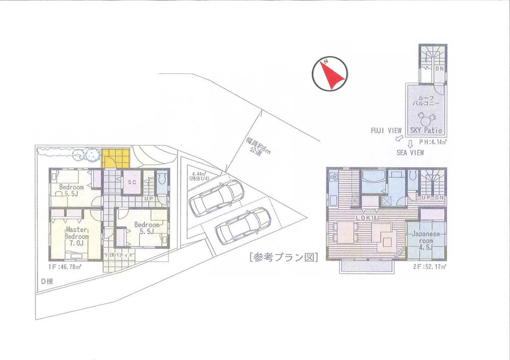 Building plan example (floor plan). Building plan example