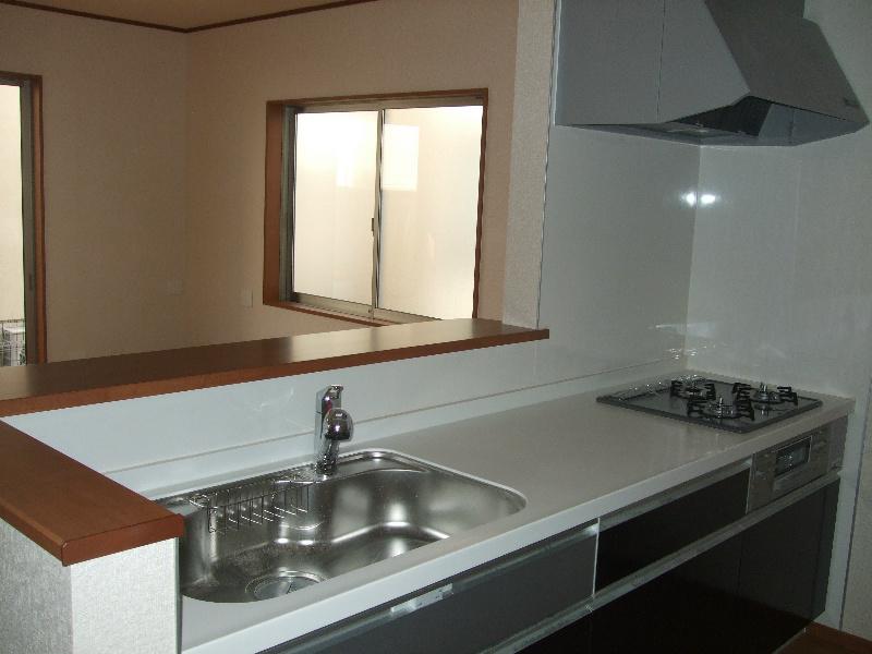 Kitchen. Easy-to-use face-to-face kitchen