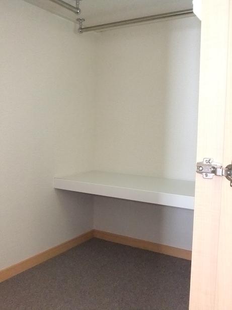 Receipt. Under the bet has become a walk-in closet ☆