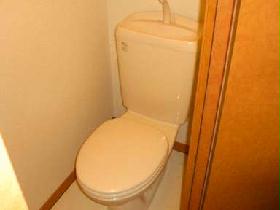 Toilet. Separate private room and bath